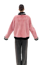 Load image into Gallery viewer, 2025-2026 Fall Winter collection White front and Pink back Mink detail