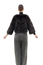 Load image into Gallery viewer, 2025-2026 Fall Winter collection Dark Barguzin Sable short jacket
