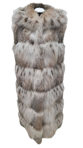 2025-2026 Fall Winter collection Lynx hooded vest