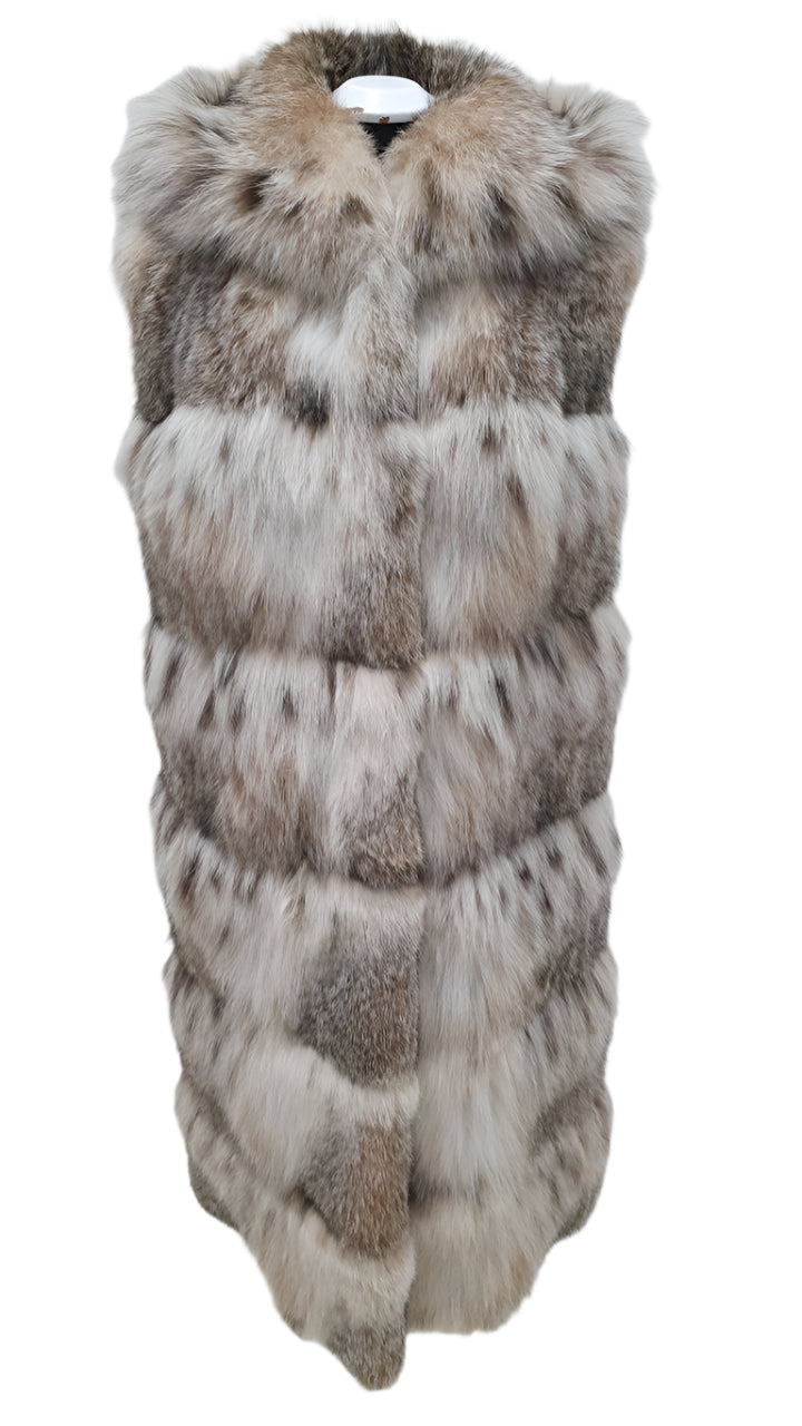 2025-2026 Fall Winter collection Lynx hooded vest