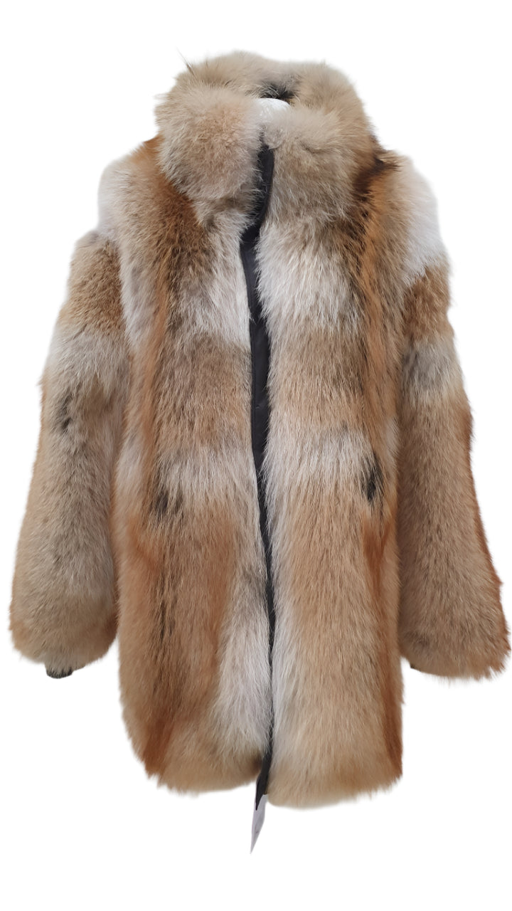 Men's Reversible red fox jacket