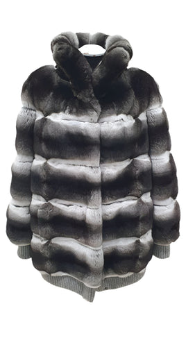 2025-2026 Fall Winter collection Natural Chinchilla jacket