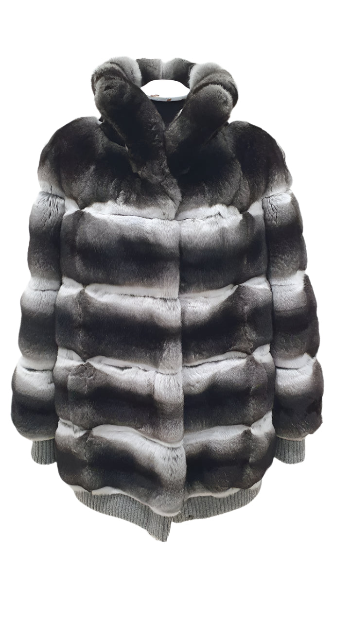 2025-2026 Fall Winter collection Natural Chinchilla jacket