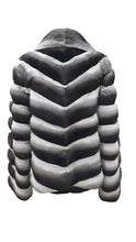 Load image into Gallery viewer, 2025-2026 Fall Winter collection Natural Chinchilla Chevron cut