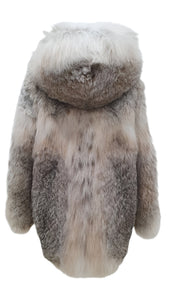 Men's Reversible Lynx jacket with the hood