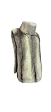Load image into Gallery viewer, 2025-2026 Fall Winter collection over-the-top vest in cross mink