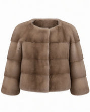 Load image into Gallery viewer, Mink Cropped Jacket