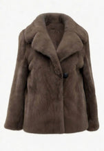 Load image into Gallery viewer, Taupe color mink Jacket