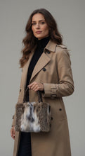 Load image into Gallery viewer, Fur and American Alligator Handles Tote
