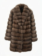 Barguzin Sable short jacket with English collar 100 cm