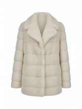 Load image into Gallery viewer, Pearl Mink Jacket with English collar