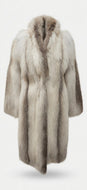 Fox Jacket with Stand Up Collar 115 cm