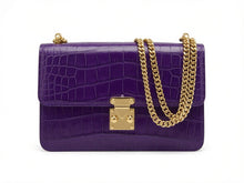 Load image into Gallery viewer, Crocodile Shoulder Chain Bag