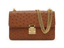 Load image into Gallery viewer, Ostrich Shoulder Chain Bag