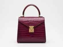 Load image into Gallery viewer, Top Handle Roxy bag in Crocodile