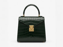 Load image into Gallery viewer, Top Handle Roxy bag in Crocodile