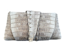 Load image into Gallery viewer, Nile Crocodile Wrap around clutch