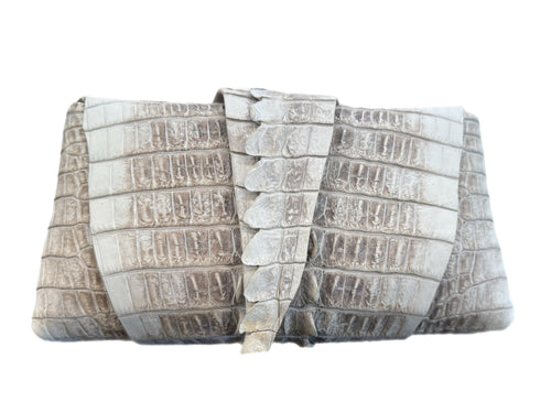 Nile Crocodile Wrap around clutch