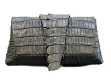 Load image into Gallery viewer, Nile Crocodile Wrap around clutch