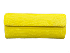 Sabrina Clutch in Crocodile