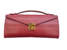 Load image into Gallery viewer, Grace clutch In Crocodile