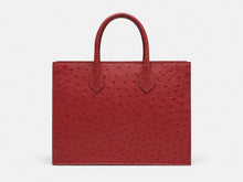 Load image into Gallery viewer, Ostrich Box tote