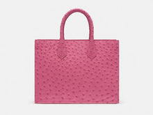 Load image into Gallery viewer, Ostrich Box tote