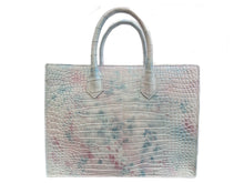 Load image into Gallery viewer, Structured Shopping Tote in Crocodile