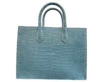 Load image into Gallery viewer, Structured Shopping Tote in Crocodile