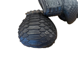 King Python Boxing gloves with Crocodile detail