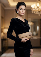 Sabrina Clutch in Crocodile
