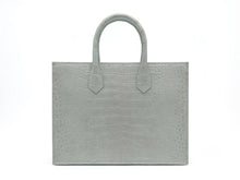 Load image into Gallery viewer, Structured Shopping Tote in Crocodile