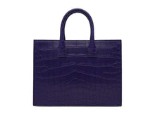 Load image into Gallery viewer, Structured Shopping Tote in Crocodile