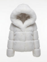 Load image into Gallery viewer, Cropped Fox Jacket with the hood