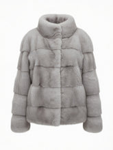 Load image into Gallery viewer, Sapphire mink Jacket