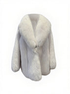 Artic White Fox with English collar