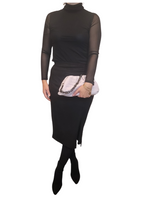Load image into Gallery viewer, Large Pleated Alligator clutch