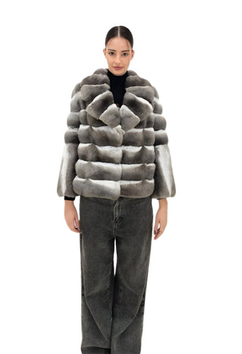 2025-2026 Fall Winter collection Natural Chinchilla Graphite color