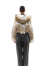 Load image into Gallery viewer, 2025-2026 Fall Winter collection Natural lynx with hood jacket