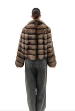 Load image into Gallery viewer, 2025-2026 Fall Winter collection Barguzin Sable short jacket with English collar