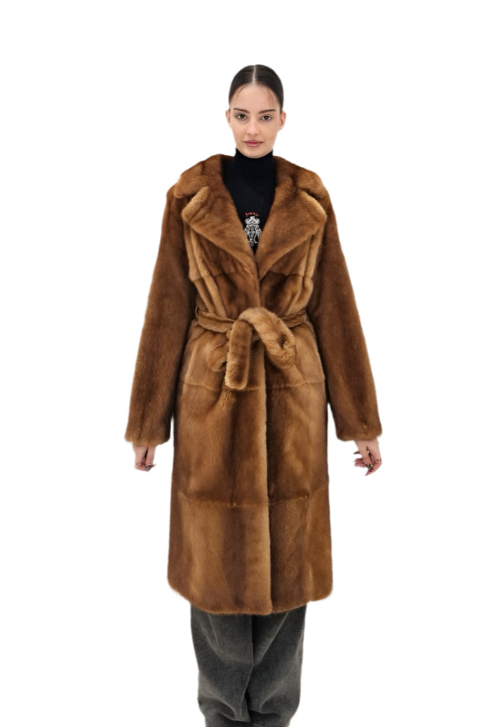 2025-2026 Fall Winter collection Mahogany Mink  Trench