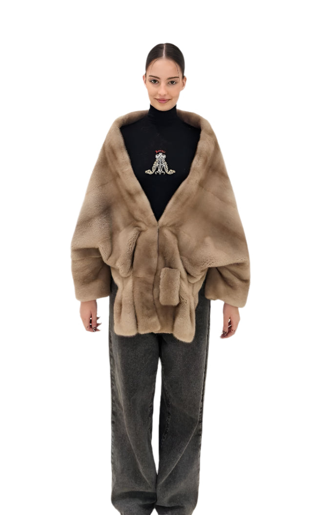 2025-2026 Fall Winter collection Mink cape