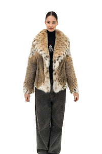 2025-2026 Fall Winter collection Reversible North American lynx