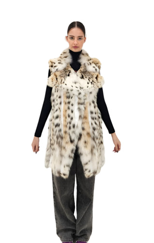 2025-2026 Fall Winter collection North American Lynx vest