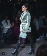 Load image into Gallery viewer, Alligator Saddle bag with a matching shoulder strap