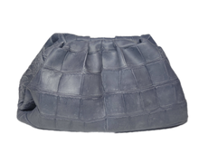 Load image into Gallery viewer, Large Pleated Alligator clutch