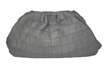 Load image into Gallery viewer, Large Pleated Alligator clutch