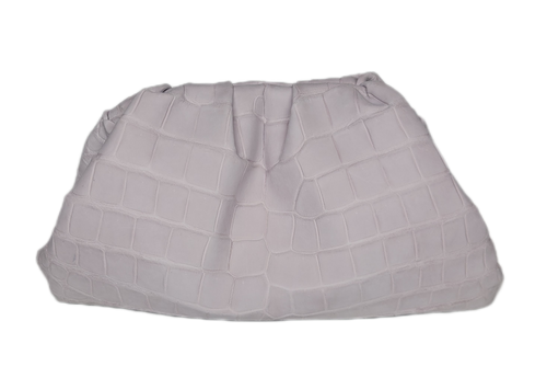 Large Pleated Alligator clutch