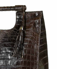 Load image into Gallery viewer, Brown Alligator Resort bag